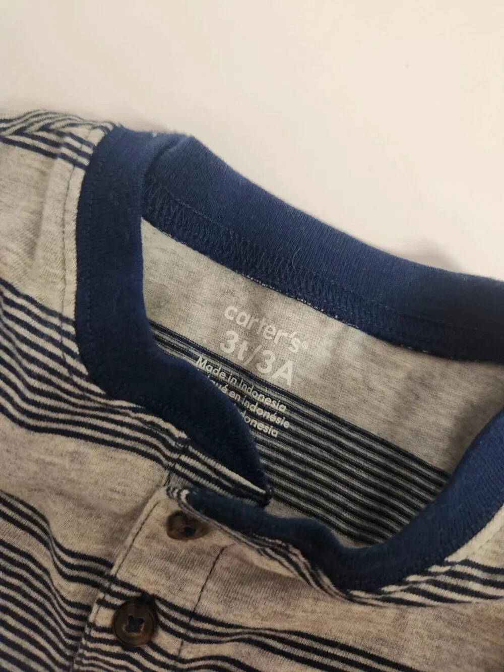 Carter's 3t Striped Short Sleeve Shirt